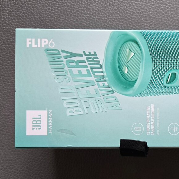 JBL Flip 6 - Portable Bluetooth Speaker Waterproof 12 Hours of Playtime - Teal - Picture 4 of 7